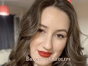 BrunetteRedlips