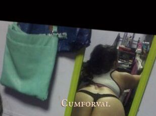 Cumforval Pink Center Fold