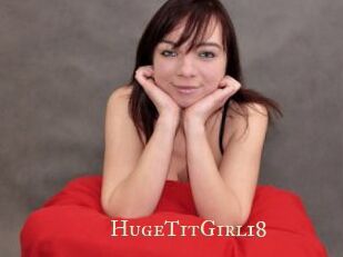 HugeTitGirl18 Pink Center Fold