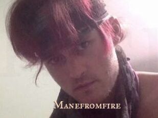 Manefromfire Pink Center Fold