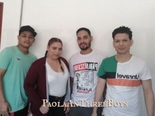 PaolaAnThreeBoys Pink Center Fold