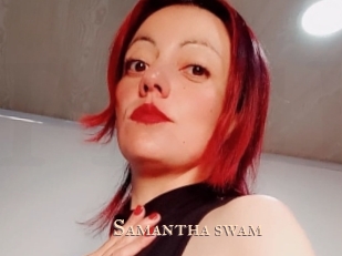 Samantha_swam