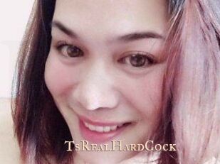 TsRealHardCock Pink Center Fold